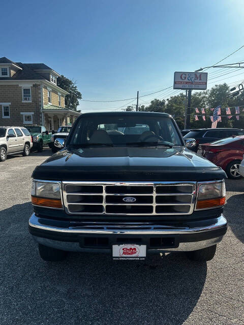 1995 Ford Bronco for sale at G & M Auto Sales in Kingsville, MD