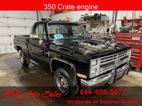 1986 Chevrolet C/K 10 Series for sale at B & B Auto Sales in Brookings SD