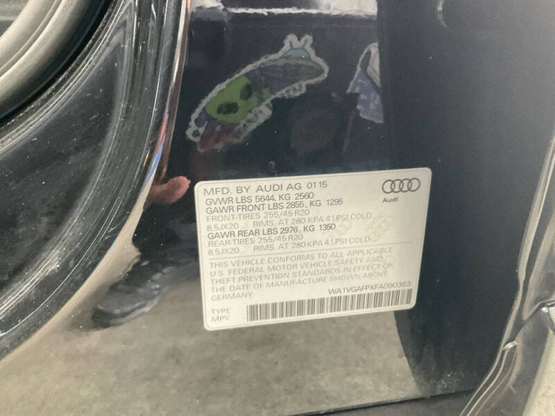 2015 Audi SQ5 3.0T quattro Prestige