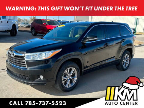 2016 Toyota Highlander for sale at Keller Motors in Palco KS
