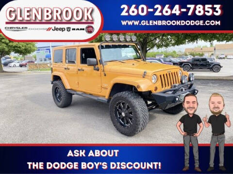 2012 Jeep Wrangler Unlimited for sale at Glenbrook Dodge Chrysler Jeep Ram and Fiat in Fort Wayne IN