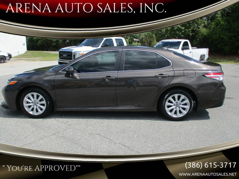 2019 Toyota Camry for sale at ARENA AUTO SALES,  INC. in Holly Hill FL