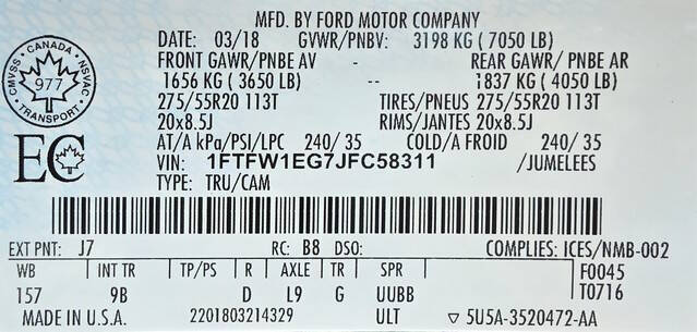 2018 Ford F-150