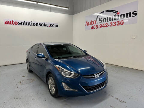 2014 Hyundai Elantra for sale at Auto Solutions in Warr Acres OK
