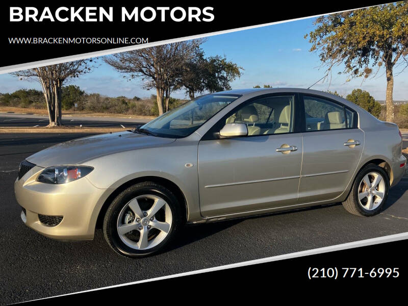 2005 Mazda MAZDA3 for sale at BRACKEN MOTORS in San Antonio TX