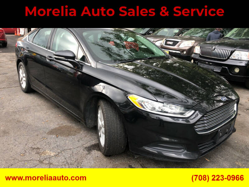 2015 Ford Fusion for sale at Morelia Auto Sales & Service in Maywood IL