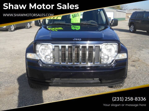 2011 Jeep Liberty for sale at Shaw Motor Sales in Kalkaska MI