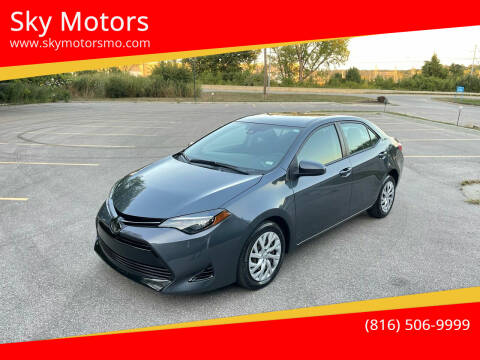 2019 Toyota Corolla for sale at Sky Motors in Kansas City MO
