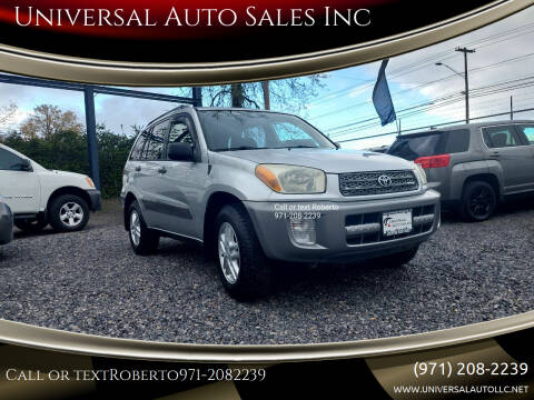 2002 Toyota RAV4 for sale at Universal Auto Sales Inc in Salem OR