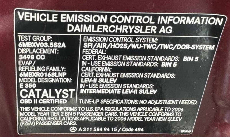 2006 Mercedes-Benz E-Class E 350