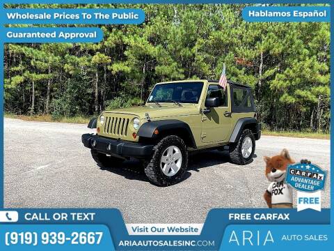 2013 Jeep Wrangler for sale at ARIA AUTO SALES INC in Raleigh NC