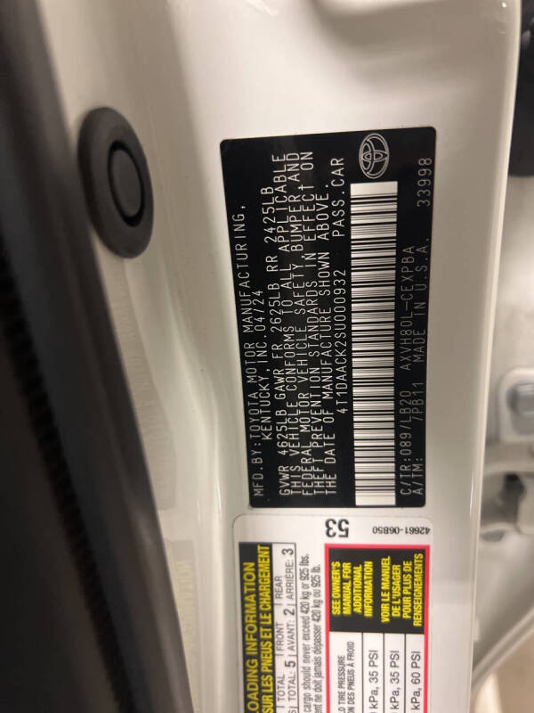 2025 Toyota Camry XSE