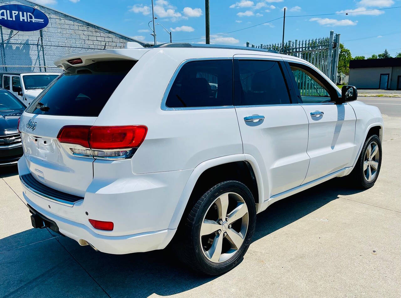 2016 Jeep Grand Cherokee for sale at Alpha Auto Sales in Detroit, MI