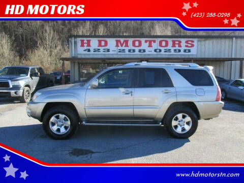2004 Toyota 4Runner for sale at HD MOTORS in Kingsport TN