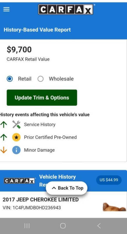 2017 Jeep Cherokee Limited