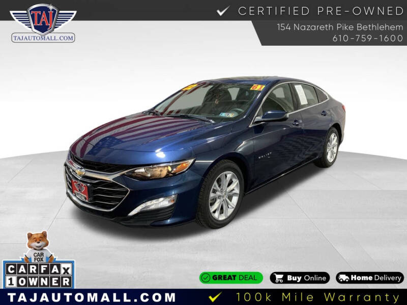 2022 Chevrolet Malibu for sale at Taj Auto Mall in Bethlehem PA