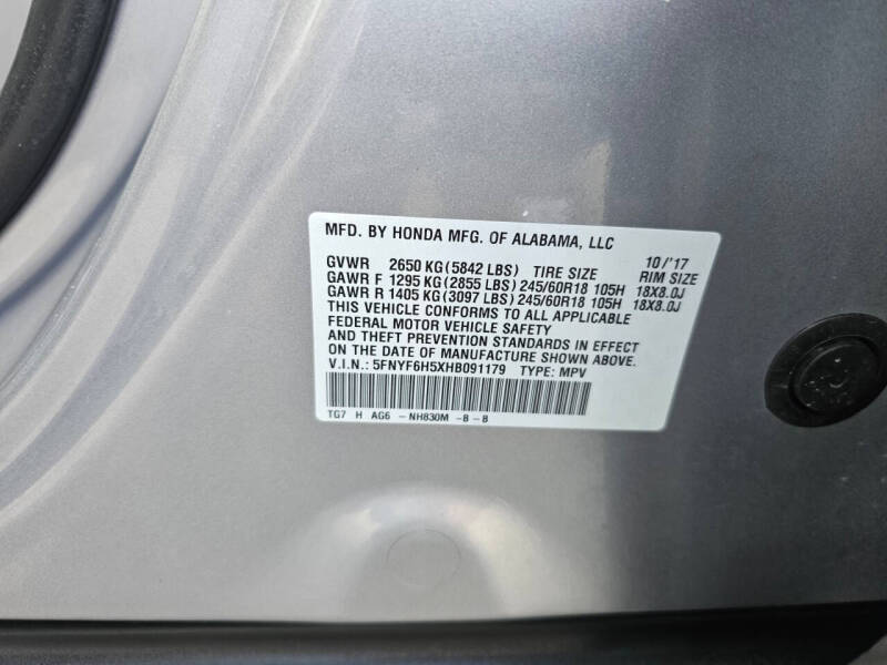 2017 Honda Pilot EX-L