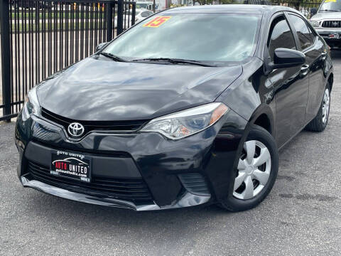 2015 Toyota Corolla for sale at Auto United in Houston TX