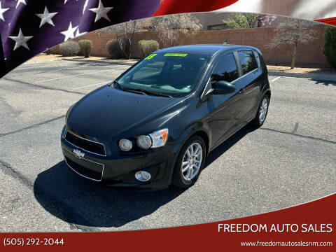 2013 Chevrolet Sonic for sale at Freedom Auto Sales in Albuquerque NM