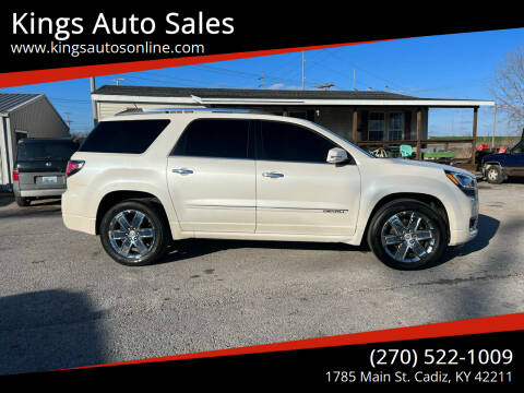 2013 GMC Acadia for sale at Kings Auto Sales in Cadiz KY