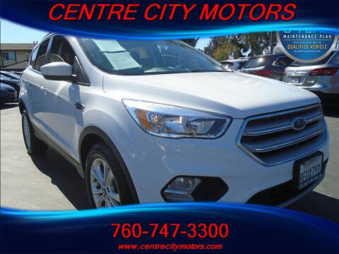 2018 Ford Escape for sale at Centre City Motors in Escondido CA