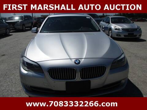 2011 BMW 5 Series for sale at First Marshall Auto Auction in Harvey IL