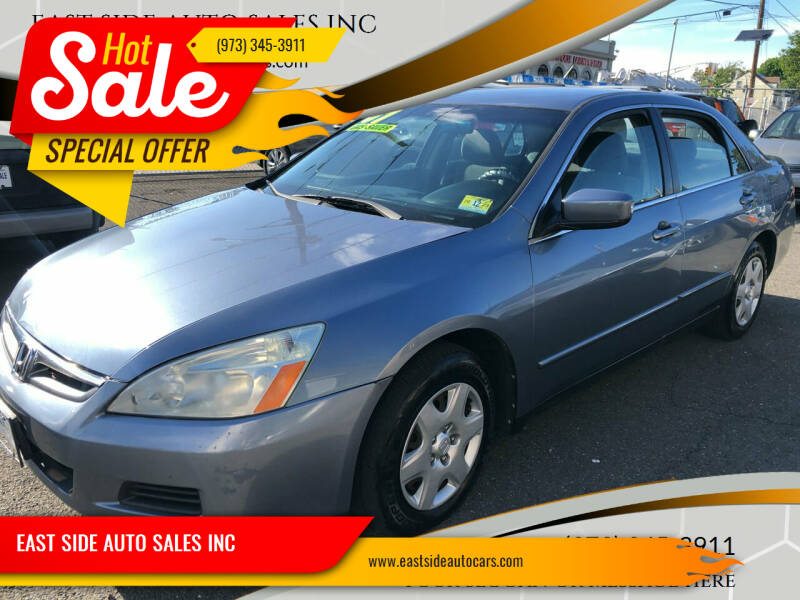 2007 Honda Accord for sale at EAST SIDE AUTO SALES INC in Paterson NJ