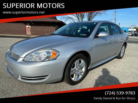 2015 Chevrolet Impala Limited for sale at SUPERIOR MOTORS in Latrobe PA