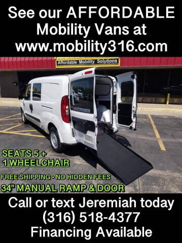 2022 RAM ProMaster City for sale at Affordable Mobility Solutions, LLC - Mobility/Wheelchair Accessible Inventory-Wichita in Wichita KS