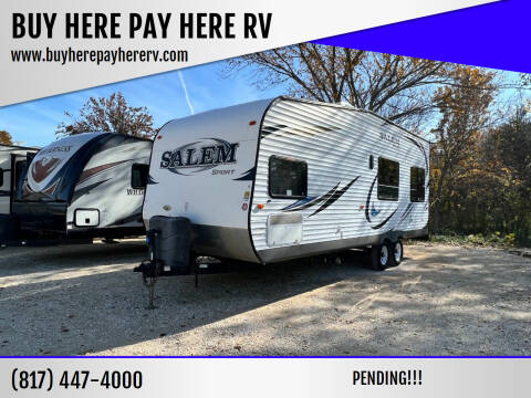 2013 Forest River Salem 24SRV for sale at BUY HERE PAY HERE RV in Burleson TX