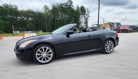 2010 Infiniti G37 Convertible for sale at ALWAYS MOTORS in Spring TX