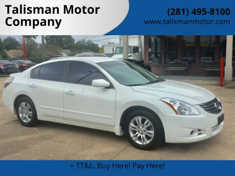 2012 Nissan Altima for sale at Talisman Motor Company in Houston TX