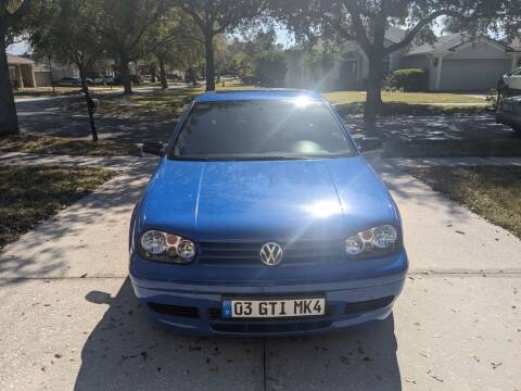 2003 Volkswagen GTI for sale at M&M and Sons Auto Sales in Lutz FL