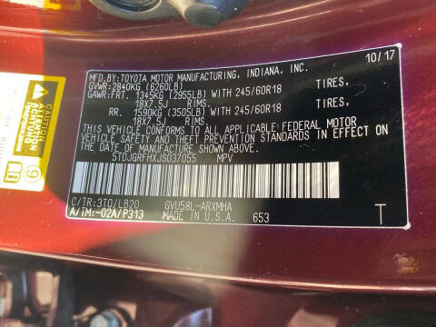 2018 Toyota Highlander Hybrid XLE