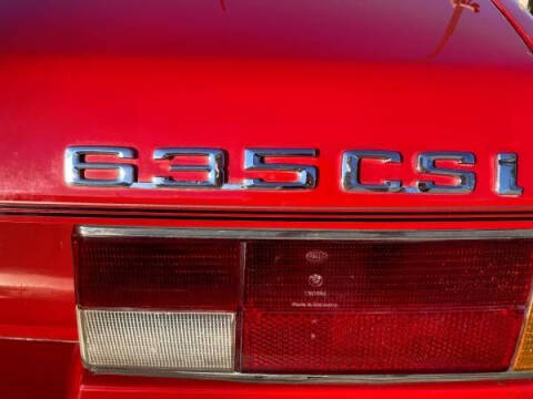 1985 BMW 6 Series 635CSi