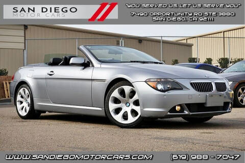 2007 BMW 6 Series for sale at San Diego Motor Cars LLC in Spring Valley CA