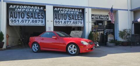 2002 Mercedes-Benz SLK for sale at Affordable Imports Auto Sales in Murrieta CA