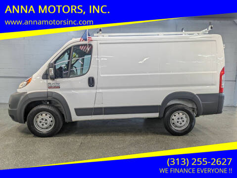 2018 RAM ProMaster for sale at ANNA MOTORS, INC. in Detroit MI