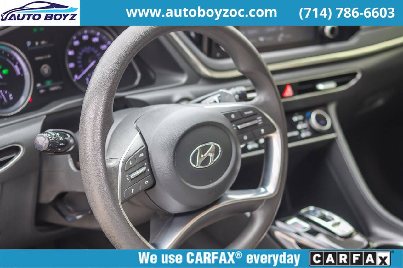 2021 Hyundai SONATA Hybrid for sale at Auto Boyz in Garden Grove, CA