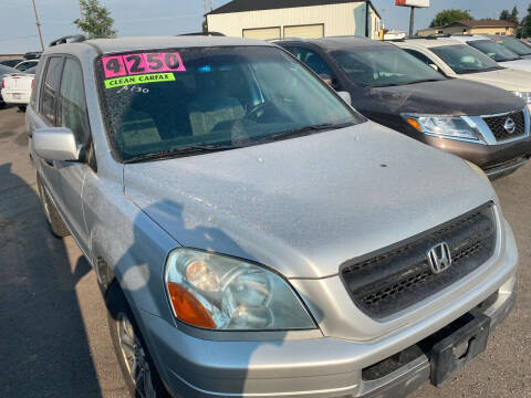 2005 Honda Pilot for sale at BELOW BOOK AUTO SALES in Idaho Falls ID