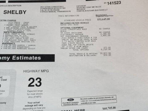 2011 Ford Shelby GT500