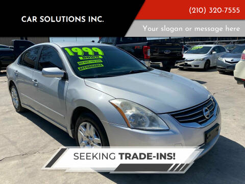 2011 Nissan Altima for sale at Car Solutions Inc. in San Antonio TX