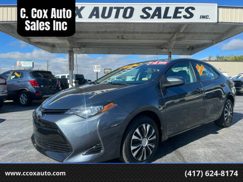 2019 Toyota Corolla for sale at C. Cox Auto Sales Inc in Joplin MO