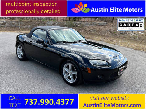 2008 Mazda MX-5 Miata for sale at Austin Elite Motors in Austin TX