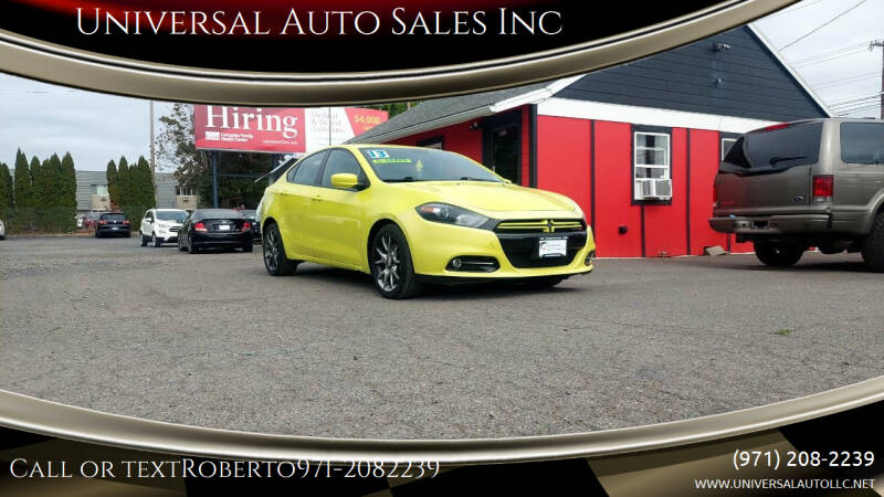 2013 Dodge Dart for sale at Universal Auto Sales Inc in Salem OR