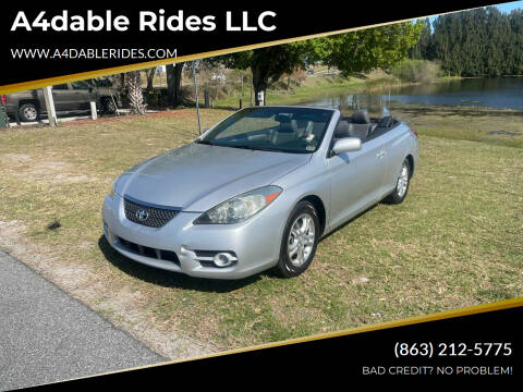 2008 Toyota Camry Solara for sale at A4dable Rides LLC in Haines City FL