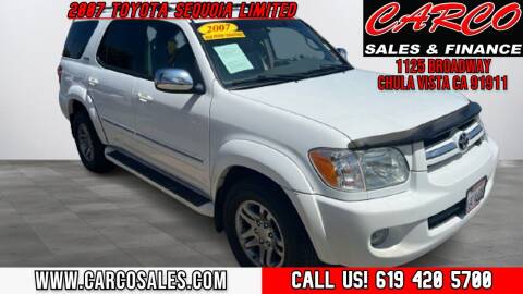 2007 Toyota Sequoia for sale at CARCO SALES & FINANCE in Chula Vista CA