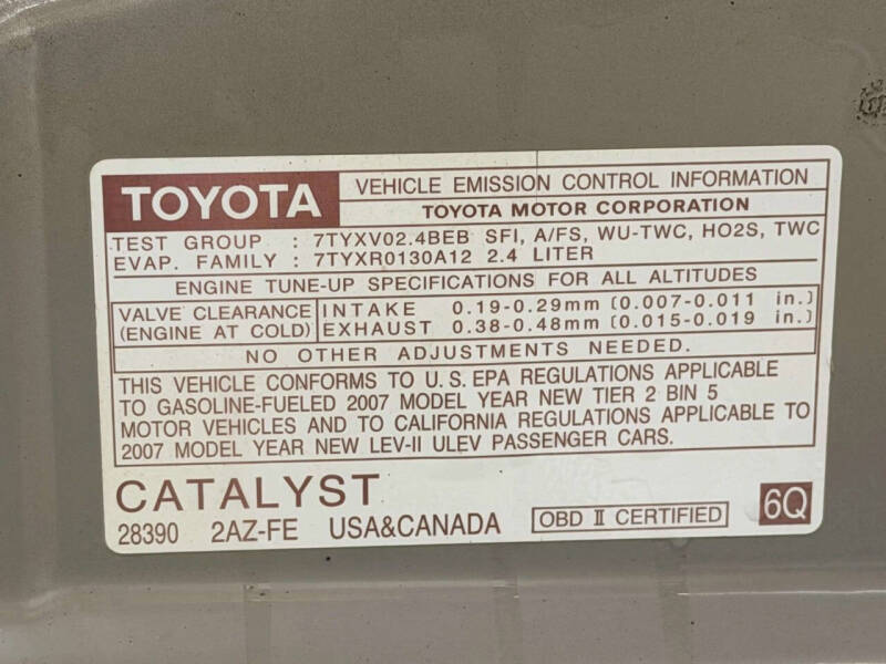 2007 Toyota Camry LE