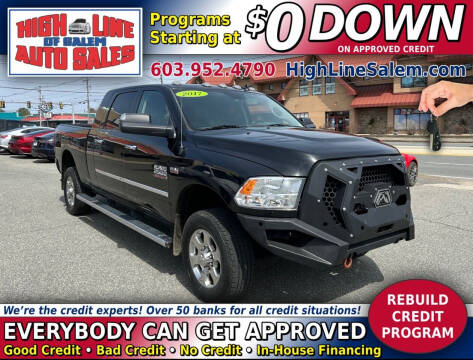 2017 RAM 2500 for sale at High Line Auto Sales of Salem in Salem NH
