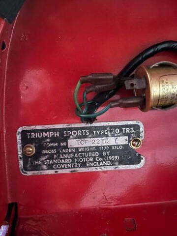 1963 Triumph TR3B